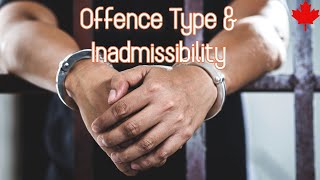 Offence types and inadmissibility to Canada | summary, indictable, hybrid