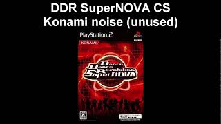 Konami logo sound effect (2007) -- DDR SuperNOVA CS (JP)