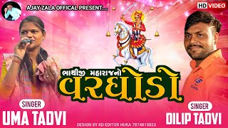 ભાથીજી મહારાજ નો વરઘોડો || શોભાયાત્રા ફાગવેલ || FULL VIDEO DILIP TADVI \u0026 UMA TADVI LIVE🛑 2025