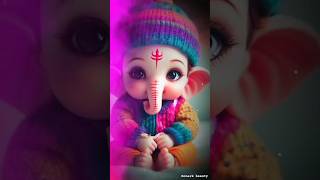 Amchya Papani Ganpati Anala 🕉 || Bal Ganesh Status || #cute #amchaganpatibappa #funny #shorts