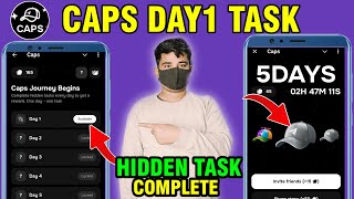 Caps Airdrop Day 1 Task Complete | Caps Airdrop Hidden Task | Caps Airdrop