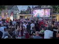 summer movie on the river aare in brugg switzerland