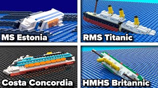 All Passenger Ship Disasters in LEGO