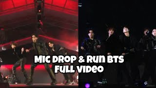 Mic Drop & Run BTS Full Performance | Busan Free Concert