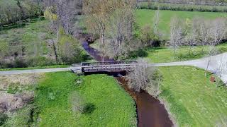 [4K] Flying over Moulin d'Angibault, Indre, FRANCE