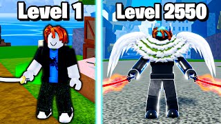 From NOOB to PRO With JUST SWORDS in Blox Fruits...