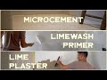 Limewash Primer, Microcement & Lime Plaster Bathroom