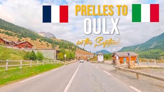 Driving in France 🇫🇷 from Prelles to Oulx in Italy 🇮🇹 in September 2024