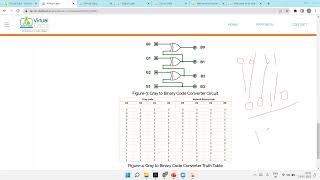 binary to gray & gray to binary conversion using virtual lab
