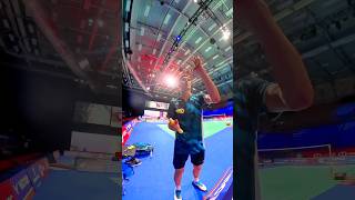 ‼️Viktor Axelsen’s Crazy Racquet Tension! 😱🏸 #axelsen #badmintonlovers #badminton #yonex