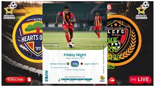 WATCH THE FULL-TIME HIGHLIGHTS OF HEARTS OF OAK 1:0 LEGON CITIES || ALL THE CHANCES CREATED + GOAL