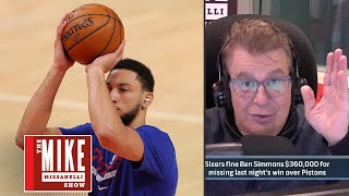 Ben Simmons fined $360,000 for missing Sixers-Pistons game | Mike Missanelli Show