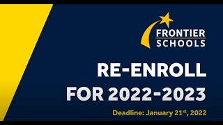 2022-23 Re-Enrollment Instruction Video