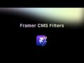 Framer CMS Filters: How to Control What to Display -  FAQ Series 001
