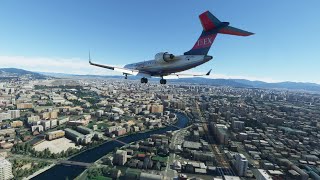 Microsoft Flight Simulator Fukuoka (RJFF) Airport \u0026 City - SamScene3D [Review Link in Description]