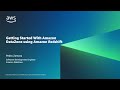 Getting started with Amazon DataZone using Amazon Redshift | Amazon Web Services