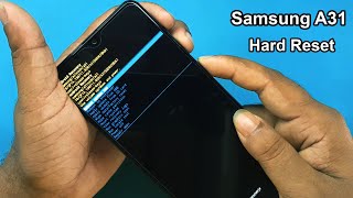 Samsung Galaxy A31 Hard Reset Samsung A31 Pattren Unlock Samsung A315F Factory Reset & Pin Unlock ||