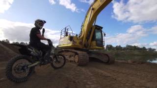 Jacko Strong takes on a quarry with a Komatsu