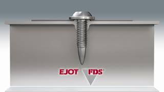 EJOT FDS with clearance hole - Product Animation