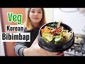 Making Korean food Veg Bibimbap at home🥗