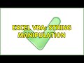 Excel VBA: String manipulation (2 Solutions!!)