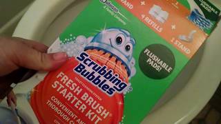Scrubbing Bubbles Fresh Brush Toilet Cleaning System | First Impressions Review & Demo