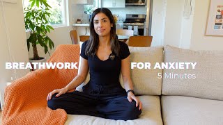 Breathwork for Instant Anxiety Relief (5 Minutes) | Physiological Sigh