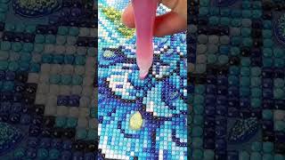 🦚 Blue Peacocks 5D DIY Mosaic Diamond Painting Part Crystal Drills