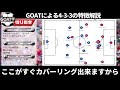 【goat】4 3 3フォーメーションの利点を解説｜鍵は〇〇【切り抜き】