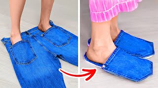 Don’t Throw Away Old Jeans! Fantastic DIY Old Jeans Recycle Ideas