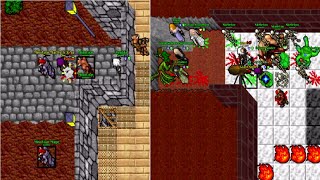 Old Tibia -  Mintwallin \u0026 Mad Mage Quest (Lunara 2004 7.26)