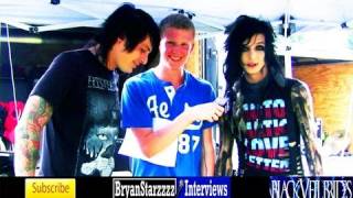 Black Veil Brides Interview #4 Andy Biersack & Matt Good UNCUT Warped Tour 2011