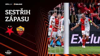 #UEL SESTŘIH | Slavia – AS Roma 2:0