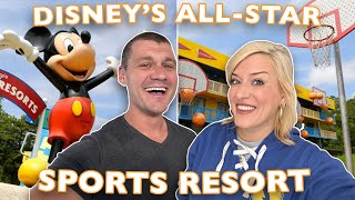 Disney World's CHEAPEST Hotels: All-Star Sports Staycation | Room Tour, Food Rev
