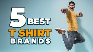 5 BEST T SHIRT BRANDS IN INDIA FOR MEN 2023 | Best T-Shirt Brand In India (Hindi)