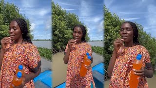 Wonder shall never end: Strange girl went to the riversidē to thank the river gøddess over Nwamiri