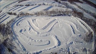 2022年２月６日第３回雨竜・ウィンターサーキットトライアル大会ドローン映像