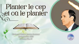 Planter le cep et où le planter, William Marrion Branham, 59-0920 #williammarrionbranham #message