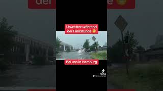 #unwetter #hamburg #automobile #fahrschule #fahrschüler #fahrlehrer