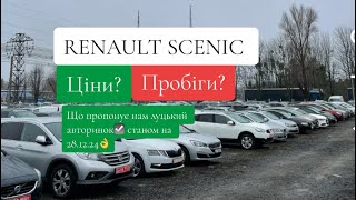 Огляд RENAULT SCENIC ціни пробіги що є станом на 28.12.24