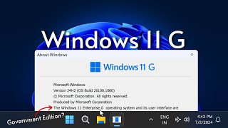 Windows 11 Government Edition: Is Good BUT......