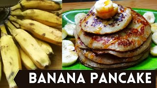 #47-Short Video - 5 mins Breakfast / Blender Delicious Fluffy Banana Pancake / Weight Loss Recipe