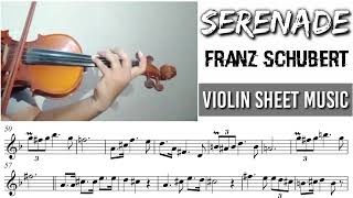 Free Sheet || Serenade - Franz Schubert || Violin Sheet Music