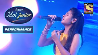 Nithyashree के "Bol Na Halke" Rendition से हुए सब प्रसन्न | Indian Idol Junior| Salim | Performance