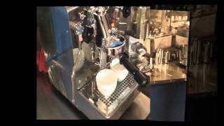 Using the Expobar Office Leva 1 Group Espresso Coffee Machine and Mazzer Mini Grinder