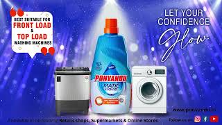 Ponvandu Matic Liquid | best suitable for Front load \u0026 Top load washing machines. #ponvandu #matic