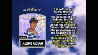 Justina Sigobin short