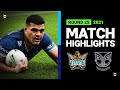 Titans v Warriors Match Highlights | Round 25, 2021 | Telstra Premiership | NRL