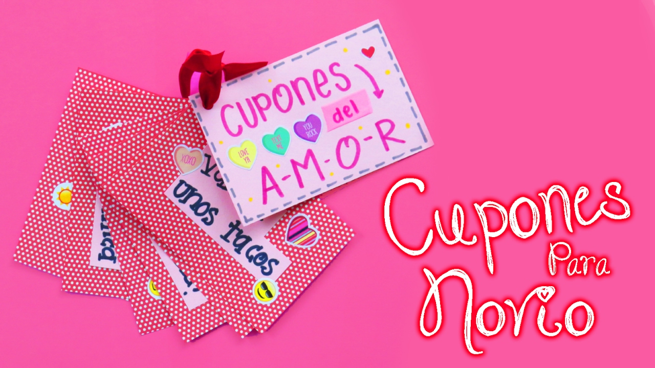 Diy Cupones Del Amor 笙 笙 Mariana Lugo Youtube