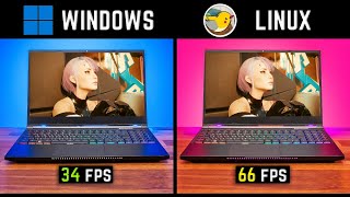 Linux Lebih Banter Daripada Windows! Linux VS Windows 11 High Gaming Test